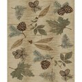 Mayberry Rug 2 ft. 3 in. x 3 ft. 3 in. Hearthside Autumn Area Rug, Multi Color HS7821 2X3